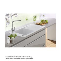 Villeroy & Boch Küchenarmatur Modern Steel Edelstahl massiv | Hochdruck