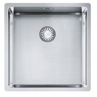 Franke Einbauspüle Box BXX 210/110-40 Edelstahl, Stopfenventil