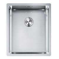 Franke Einbauspüle Box BXX 210/110-34 Edelstahl, Druckknopfventil