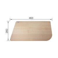 BLANCO Schneidbrett Bergahorn massiv 260 x 463 mm