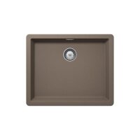 Schock Einbauspüle Cristadur Greenwich N-100 L FB flächenbündig einbaubar Silverstone SIL