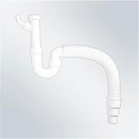 BLANCO Siphon / Geruchverschluss 1 1/2" x 40/50 mm. flexibler Abgang, mit 1 Geräteanschluss