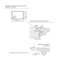Schock Einbauspüle Cristadur Mono D-100 FB flächenbündig einbaubar
