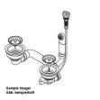 Spülen-Ablaufgarnitur für Leisure Spüle Euroline EL9502 / Seattle SE9502 / Aqualine AQ9852