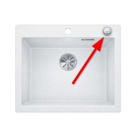 BLANCO Drehbetätigung / Drehknopf Edelstahl, für Ablauffernbedienung