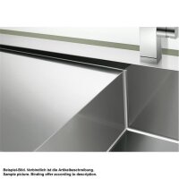 BLANCO Einbauspüle CLARON 6 S-IF Edelstahl Steelart | InFino Ablauf | Becken rechts