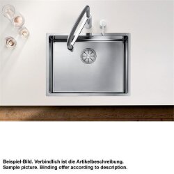 BLANCO Einbauspüle CLARON 550-IF/A Edelstahl | InFino Ablauf