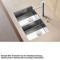 BLANCO Unterbauspüle CLARON 400/400-U Edelstahl | InFino Ablauf