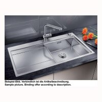 BLANCO Einbauspüle DIVON II 5 S-IF Edelstahl Seidenglanz | InFino Ablauf