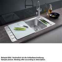 BLANCO Einbauspüle AXIS III 5 S-IF Edelstahl Seidenglanz | InFino Ablauf | 522103