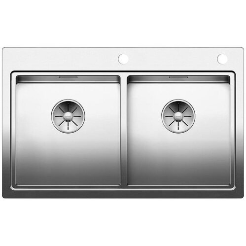 BLANCO Einbauspüle DIVON II 8-IF Edelstahl Seidenglanz | InFino Ablauf | 521663