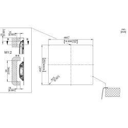 BLANCO Einbauspüle ANDANO 450-IF Edelstahl Seidenglanz | InFino Ablauf | 522961