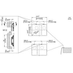 BLANCO Einbauspüle ANDANO 340/180-IF Edelstahl Seidenglanz | InFino Ablauf