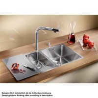 BLANCO Einbauspüle ANDANO 340/180-IF Edelstahl Seidenglanz | InFino Ablauf