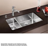 BLANCO Unterbauspüle ANDANO 340/180-U Edelstahl Seidenglanz | InFino Ablauf