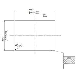 BLANCO Unterbauspüle CLARON 340/180-U Edelstahl Steelart | InFino Ablauf | Hauptbecken rechts