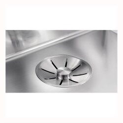 BLANCO Einbauspüle DIVON II 5 S-IF Edelstahl Seidenglanz | InFino Ablauf | Becken rechts