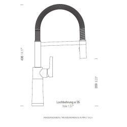 Schock Küchenarmatur SC-550 Chrom/Cristalite,...