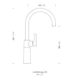 Schock Küchenarmatur SC-520 Chrom/Cristadur Puro PUR