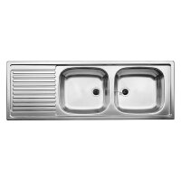 BLANCO Einbauspüle TOP EZS 12 x 4-2 Edelstahl Naturfinish