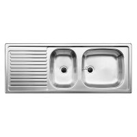 BLANCO Einbauspüle TOP EZS 11 x 4 Edelstahl Naturfinish