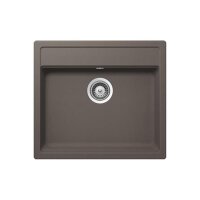 Schock Unterbaubecken Cristadur Mono N-100 U Silverstone SIL Exzenterbedienung