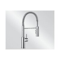 BLANCO Küchenarmatur CATRIS-S, Flexauslauf, 2 Strahlarten | Chrom | Hochdruck