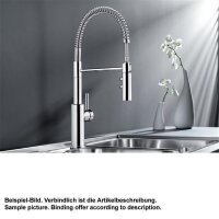 BLANCO Küchenarmatur CATRIS-S, Flexauslauf, 2 Strahlarten | Chrom | Hochdruck