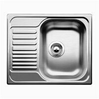 BLANCO Einbauspüle TIPO 45 S Mini Edelstahl Naturfinish, ohne Ablauffernbedienung
