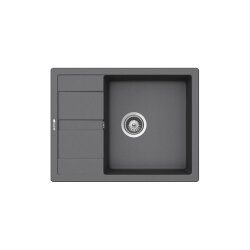 Schock Unterbauspüle Cristalite Manhattan D-100 U Croma GCR Handbedienung