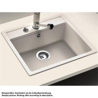 Schock Einbauspüle Cristalite Nemo N-100 A Asphalt GAS Exzenterbedienung