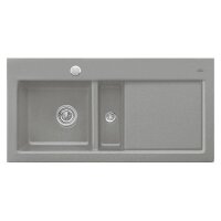Villeroy & Boch Einbauspüle Subway 60 Becken links mit Excenterbetätigung Classicline KD Fossil