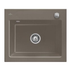 Villeroy & Boch Einbauspüle Subway 60 S mit Excenterbetätigung Premiumline TR Timber