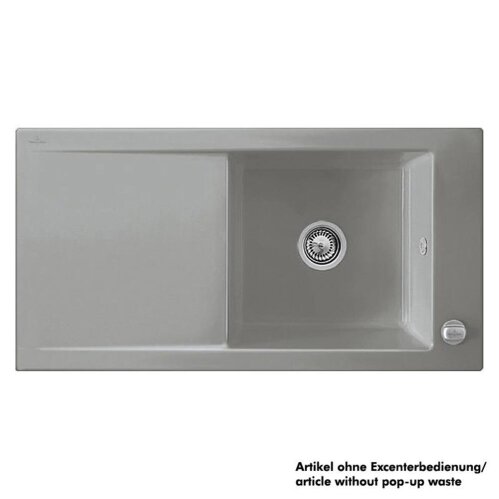 Villeroy & Boch Einbauspüle Timeline 60 mit Handbetätigung Classicline KD Fossil
