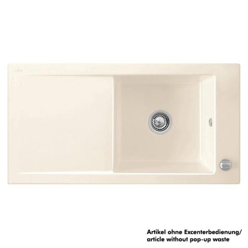 Villeroy & Boch Einbauspüle Timeline 60 mit Handbetätigung Classicline KR Crema