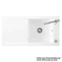 Villeroy & Boch Einbauspüle Timeline 60 mit Handbetätigung Premiumline KG Snow White