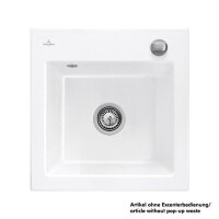 Villeroy & Boch Einbauspüle Subway 50 S mit Handbetätigung Premiumline KG Snow White