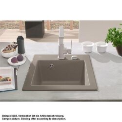 Villeroy & Boch Einbauspüle Subway 50 S mit Excenterbetätigung Premiumline J0 Chromit