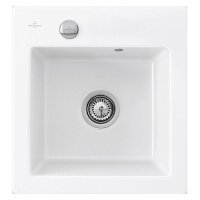 Villeroy & Boch Einbauspüle Subway 45 XS mit Excenterbetätigung Classicline R1 Weiß alpin (glänzend)