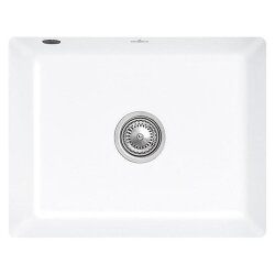 Villeroy & Boch Unterbauspüle Subway 60 SU mit Excenterbetätigung Premiumline KG Snow White