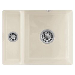 Villeroy & Boch Unterbauspüle Subway 60 XU mit Handbetätigung Classicline KR Crema