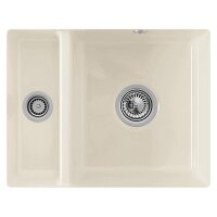 Villeroy & Boch Unterbauspüle Subway 60 XU mit Handbetätigung Classicline KR Crema