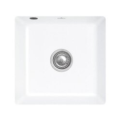 Villeroy & Boch Unterbauspüle Subway 50 SU mit Handbetätigung Classicline R1 Weiß alpin (glänzend)