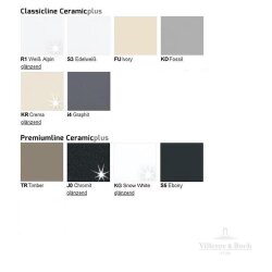 Villeroy & Boch Einbauspüle flächenbündig Subway 60 Flat Becken rechts mit Handbetätigung Classicline FU Ivory