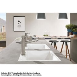 Villeroy & Boch Einbauspüle Subway 50 S Flat flächenbündig mit Handbetätigung Classicline KD Fossil