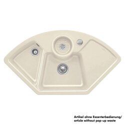 Villeroy & Boch Einbauspüle Solo Eck mit Handbetätigung Classicline KR Crema