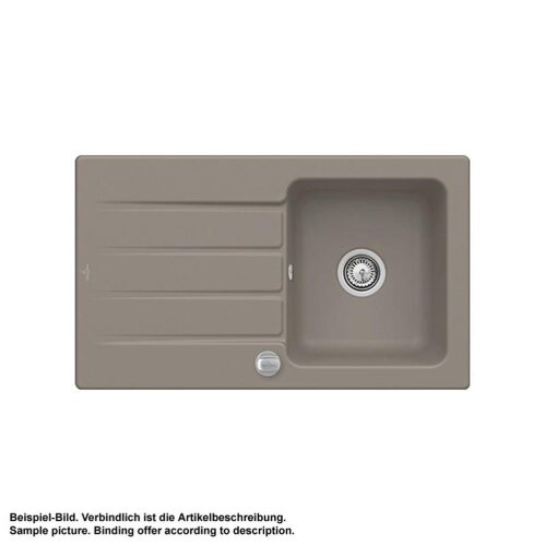 Villeroy & Boch Einbauspüle Architectura 50 mit Handbetätigung Premiumline TR Timber