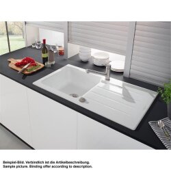 Villeroy & Boch Einbauspüle Architectura 60 mit Handbetätigung Classicline i4 Graphit