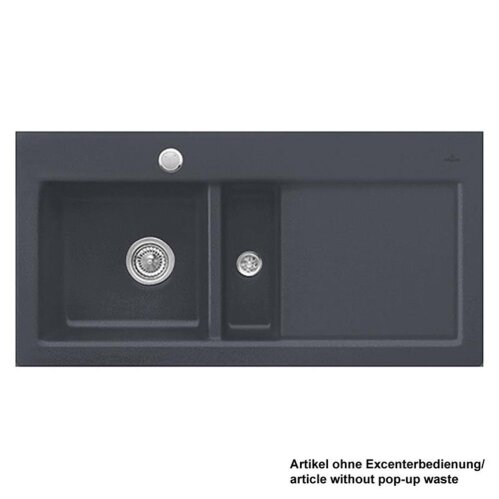 Villeroy & Boch Einbauspüle Subway 60 Becken links Handbedienung Classicline i4 Graphit