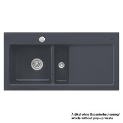 Villeroy & Boch Einbauspüle Subway 60 Becken links Handbedienung Classicline i4 Graphit